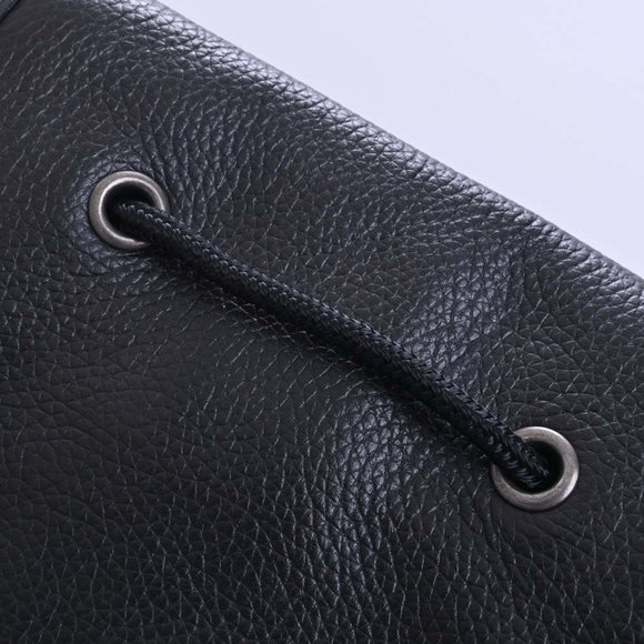 BALENCIAGA Leather Explorer Small Pouch Shoulder Bag 532298 Black Women's - Picture 9 of 9